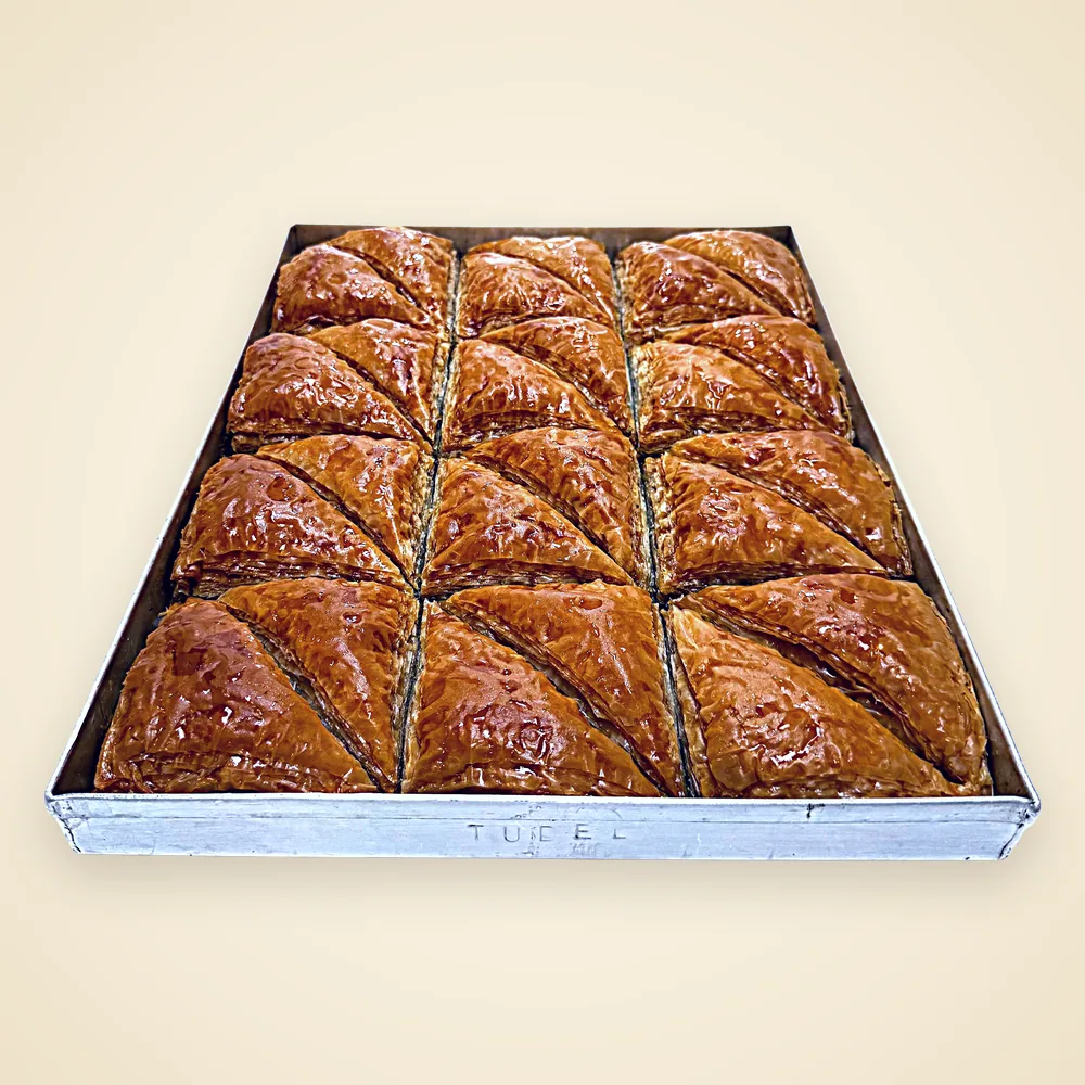 Baklawa Orzechowa — Trójkąt — taca