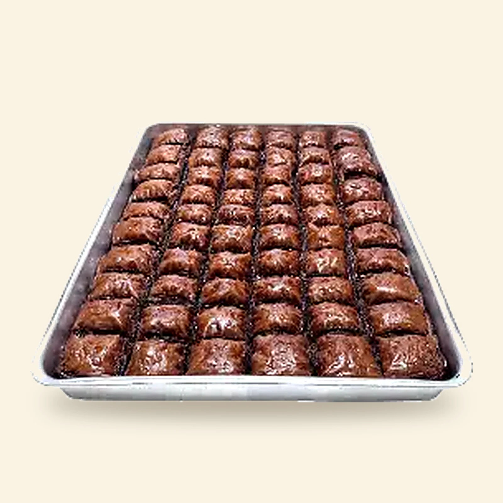 Baklawa Czekoladowa — Kwadrat — taca