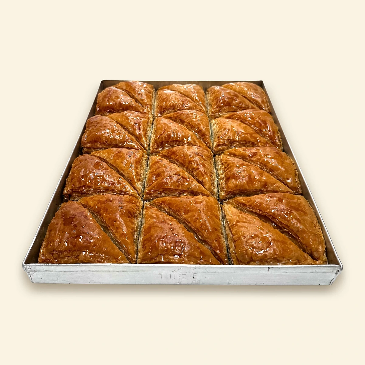 Baklawa Orzechowa — Trójkąt — taca