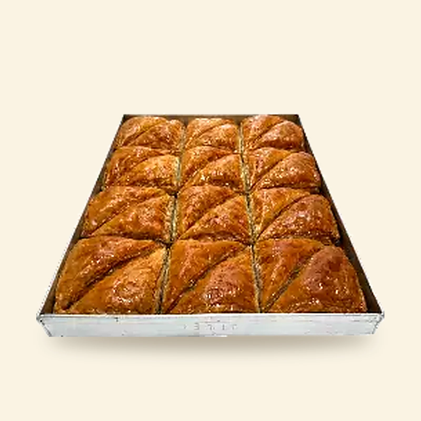 Baklawa Orzechowa — Trójkąt — taca
